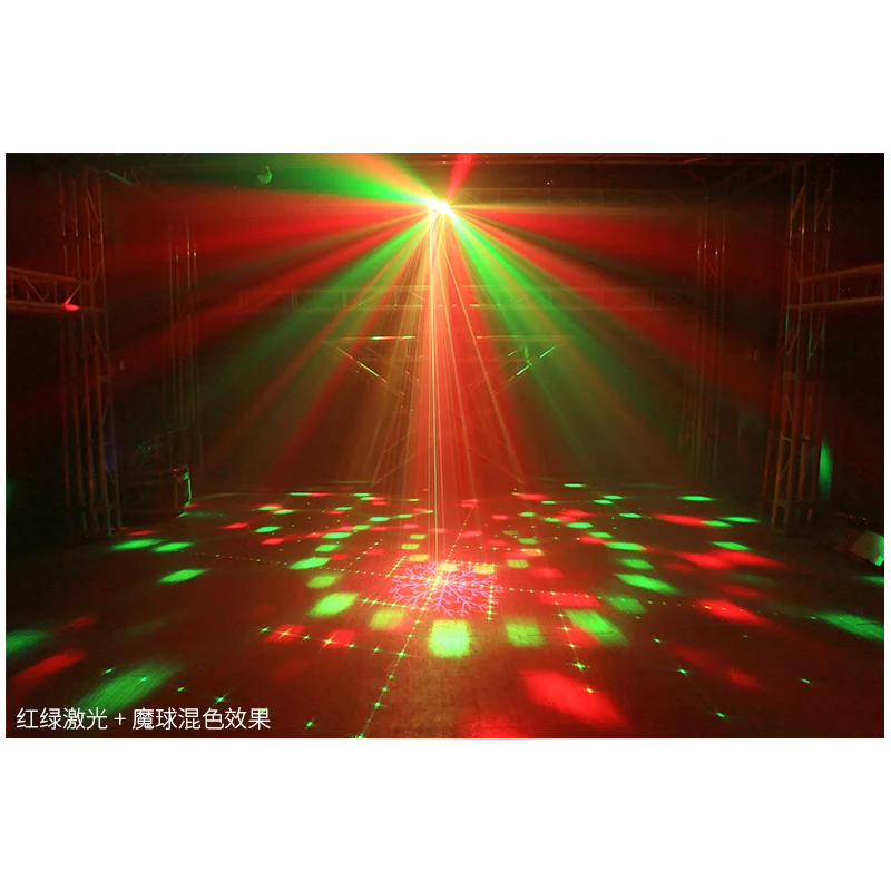 Лидер продаж светодиодный мини-светильник 4 в 1 с лазерным стробоскопом Эффект