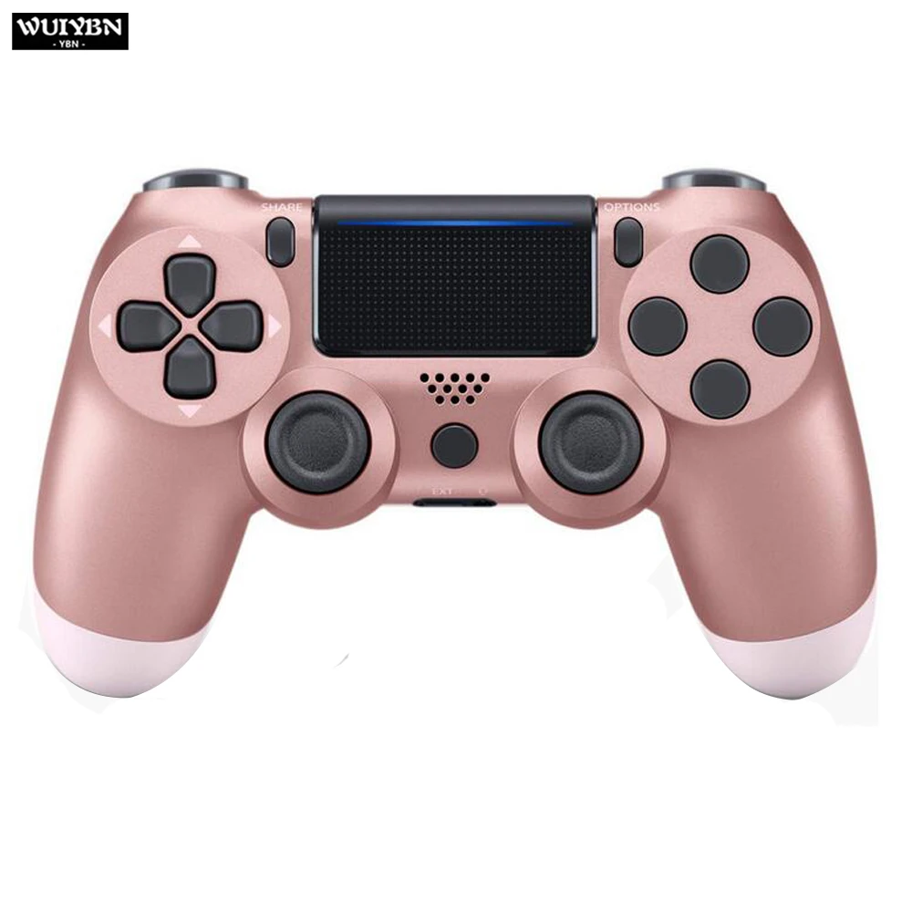 Розовый WUIYBN Bluetooth PS4 Геймпад контроллер беспроводной джойстик для PSONY Dualshock playstation 4 игровая консоль ПК паровой - Цвет: Розовый