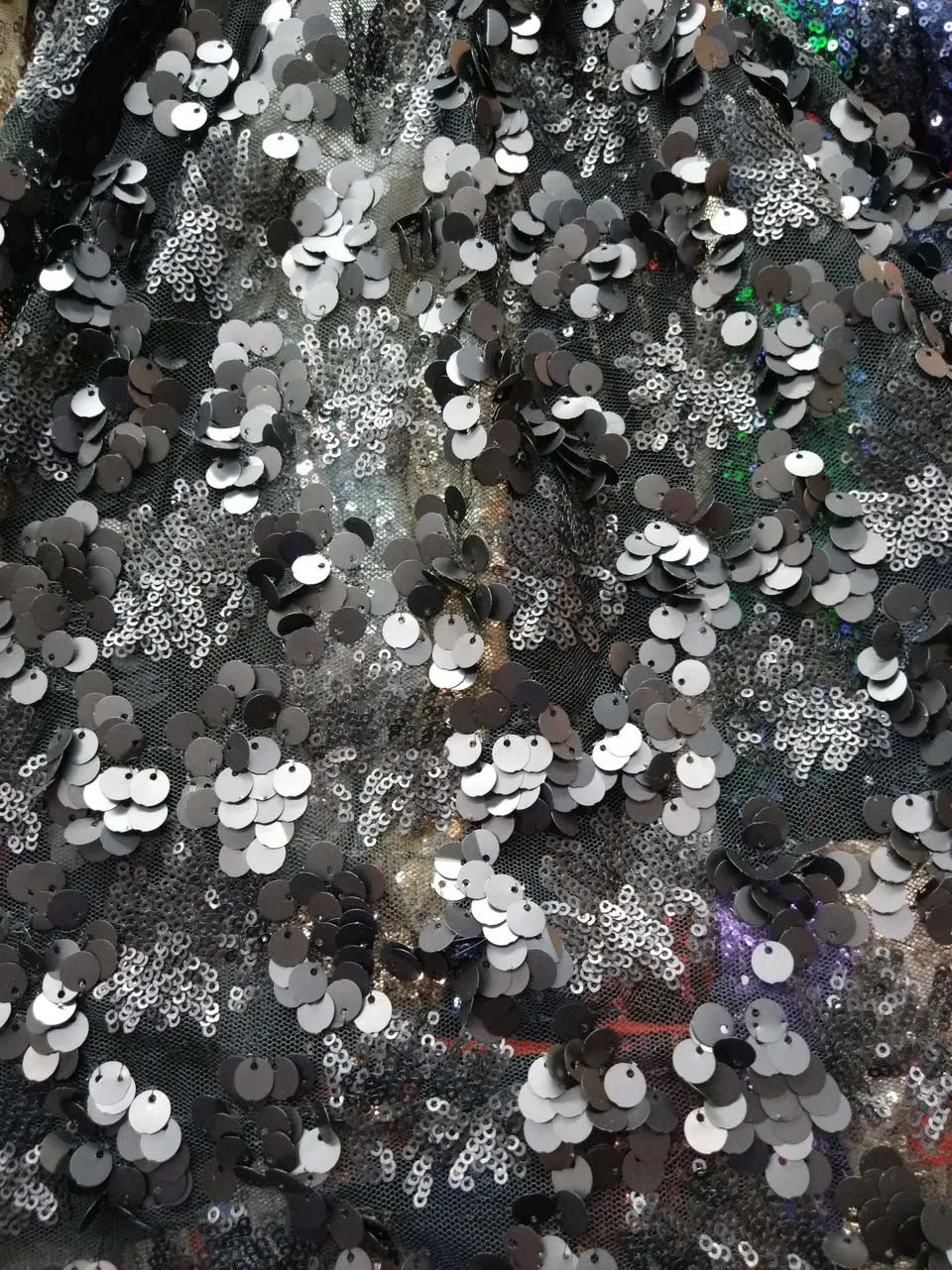 Новые блестки Африканское высококачественное Сетчатое кружево французская