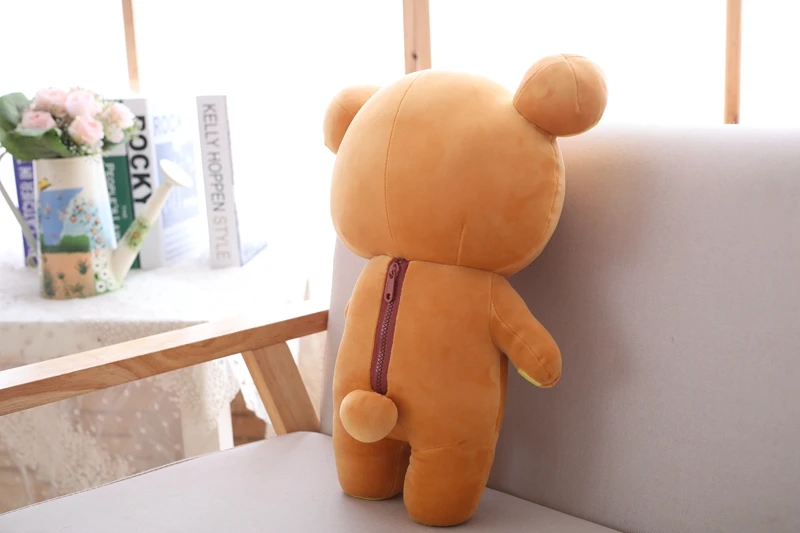 20-80 см Большой размер Rilakkuma пара Плюшевая Кукла Мягкие игрушки Подушка Аниме Желтый курица мультфильм подарки в виде животного для девушки