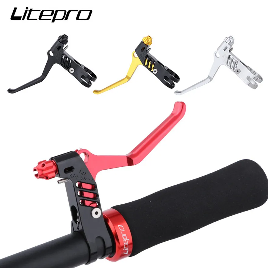 

LP Litepro Brake Lever CNC Ultra-light Folding Bike BMX Bicycle V Wire Pull Brake Lever