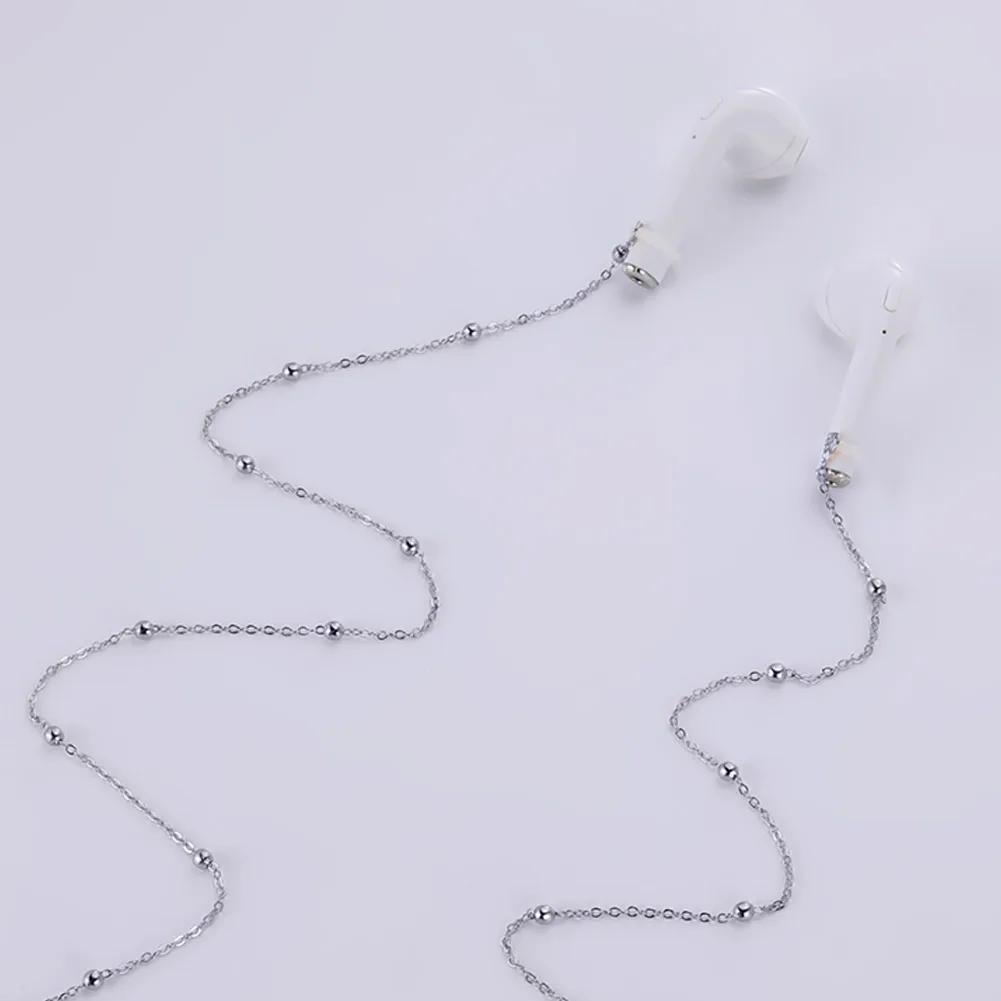 Skyrim анти-потерянные бисерные цепи для AirPods модный металлический ремешок