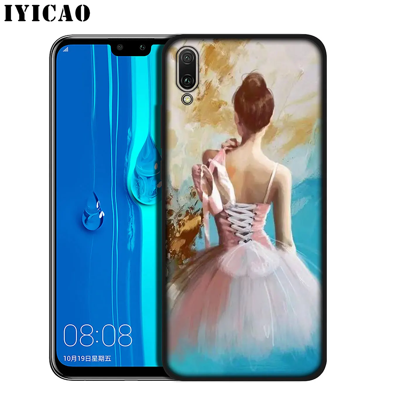IYICAO Балерина Танцы Мягкий силиконовый чехол для телефона Huawei Mate 30 20 10 Pro Nova 5i 4 3 3i 2i