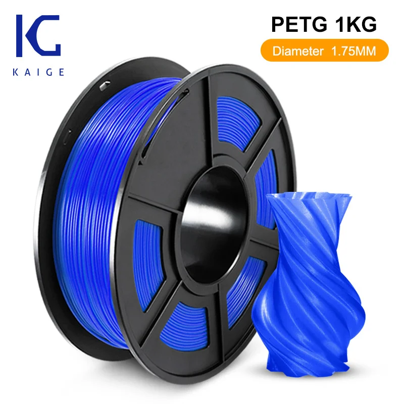

KAIGE PETG Sublimation Blanks Filament 1.75MM 1KG For 3D Printer With Spool Multiple Color DIY Printing Product Fast Delivery