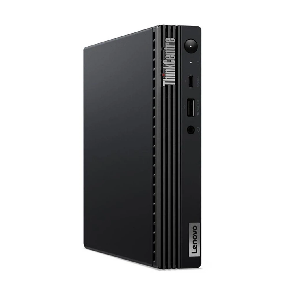 Компьютер настольный Lenovo ThinkCentre Tiny M70q G2 чёрный Core i3 10105T/4ГБ/256ГБ SSD/VGA встр/крепление VESA/клавиатура+мышь/DOS 11MY003LRU офисная системный блок ПК.
