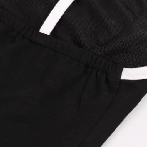 

Summer Tank Top + Mini Pencil Skirt Bodycon Outfits Sets tracksuit Black