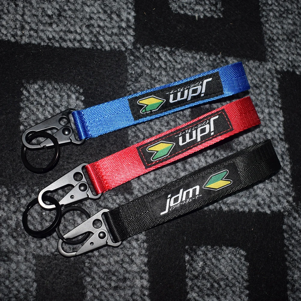 VEHICAR Logo JDM Style Car key Chain Creative Metal Auto Key Ring Wrist Lanyard Holder Trailer belt Fashion Accessories | Автомобили и