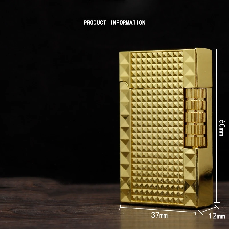 Высококлассная металлическая газовая зажигалка с бутановым пламенем гаджеты