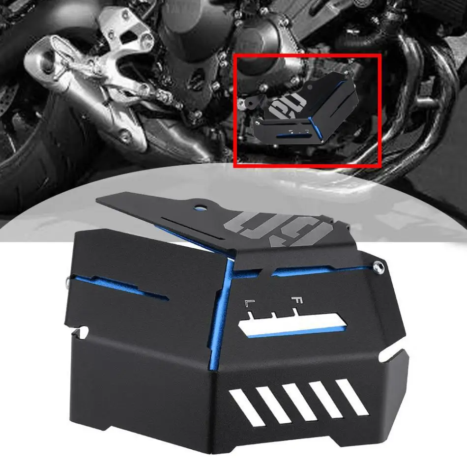 For Yamaha MT-09 FZ-09 FJ-09 Tracer/Tracer 900 2014-2016 Motorcycle Accessories Coolant Recovery Tank Shielding Cover | Автомобили и