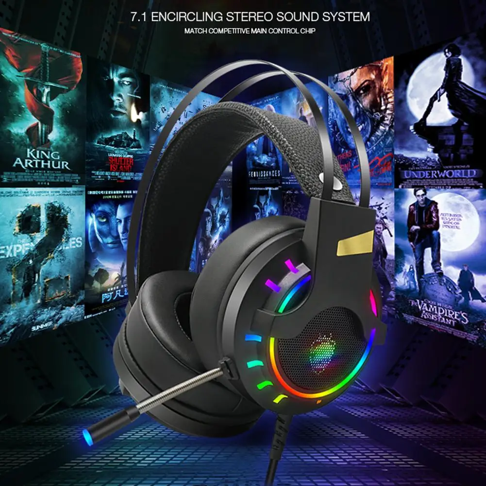 Тюнер K3 USB7.1RGB версия Игровые наушники курица Интернет-кафе игровая Настольная