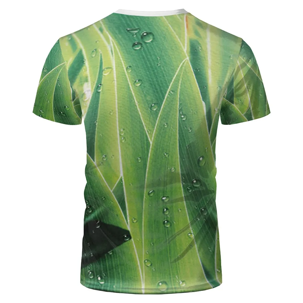 

2020 men's 3D fake two piece tie print T shirt casual fashion Short Sleeve TShirt Funny Harajuku street round neck T-shirt