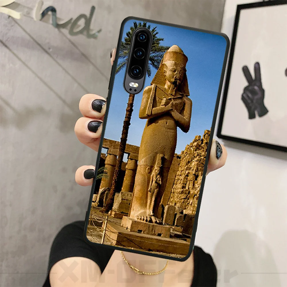 Мягкий чехол для телефона из ТПУ BaweiTE Valley of the Kings Egypt Huawei P8 lite 2017 P9 P10 20Pro Lite Pro P30lite P