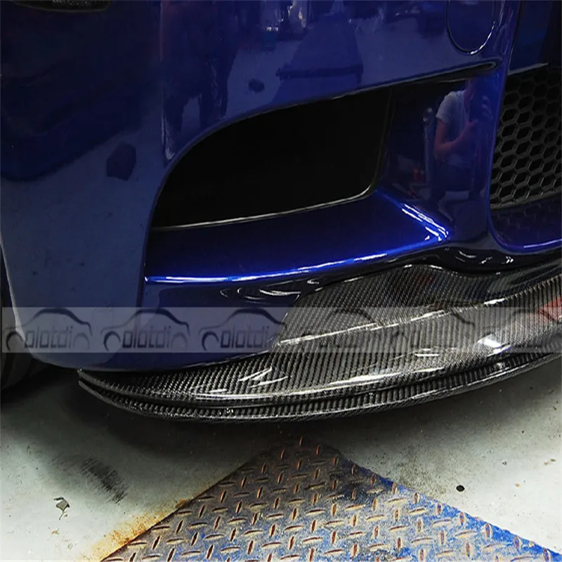 OLOTDI углеродное волокно передний разветвитель бампер губа спойлер для BMW E92 E93 M3