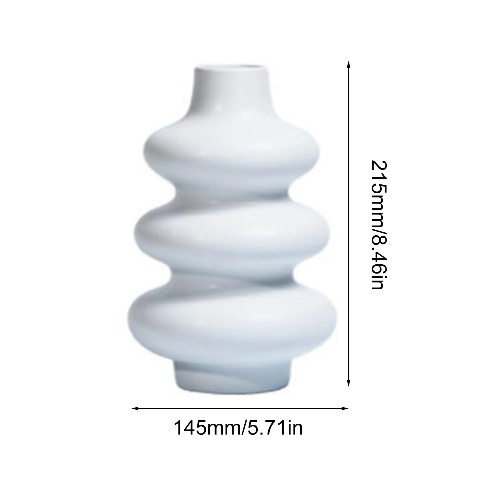 

Ceramic Vase Modern Minimalist Creative Art Home Living Room Vase Decoration Desktop Decor Ornaments Flower