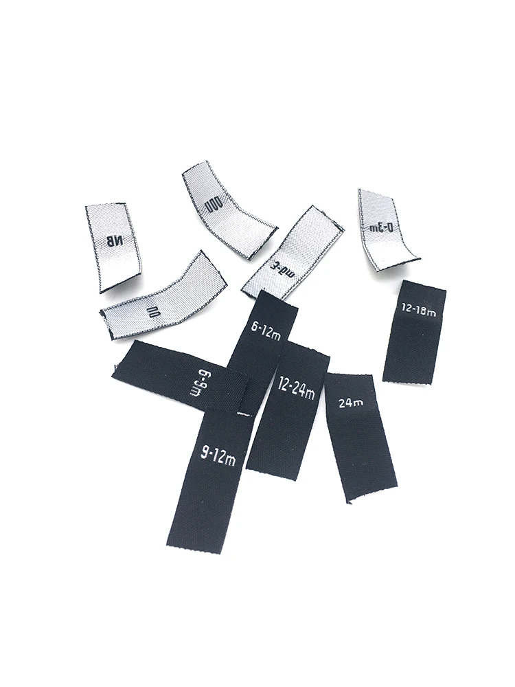 150 шт. в наличии этикетки для одежды черные письма ручной работы с сердечным