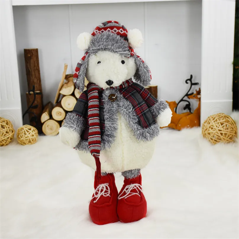 Вечерние украшения Chritsmas куклы-Мишки рождественские для дома орнамент с