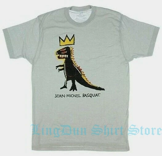 Футболка Мужская/женская с принтом динозавра 100% хлопок|Мужские футболки| |