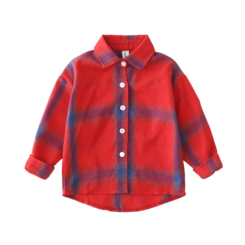 

2021 New Autumn Spring Family Matching Outfits Mother And Daughter And Father Clothes Fashion Parent-child Plaid Shirts Casual