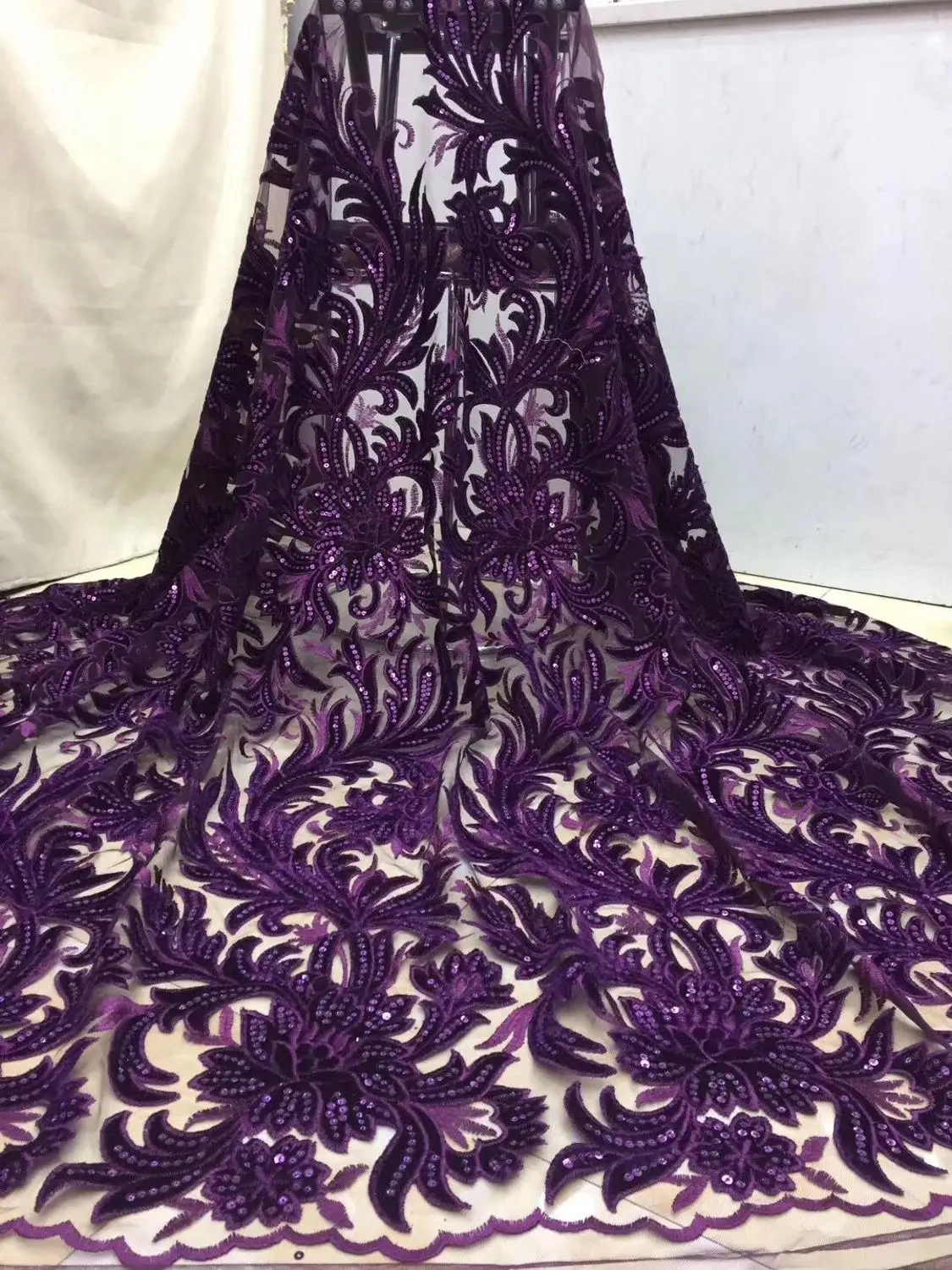 Горячая Распродажа бархатная кружевная ткань 2020 высокое качество африканская с