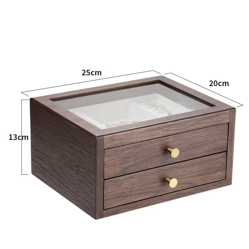Шкатулка для хранения ювелирных изделий Изящный Деревянный многоуровневый бокс