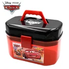 Портативный бокс для хранения Disney Pixar Cars 2 3, Молния Маккуин, двухслойная автомобильная парковка, игрушка, подарок для детей на день рождения