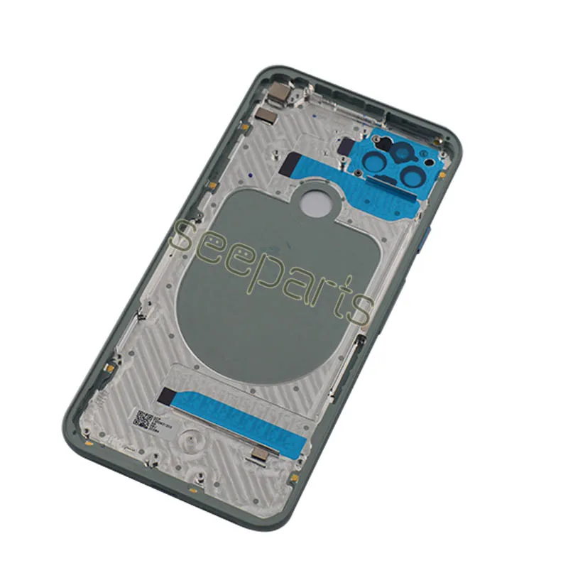 

6.0" Original For Google Pixel 5 Battery Cover Door Back Housing Rear Case Pixel 5 Battery Door With Camera Lens Replacement