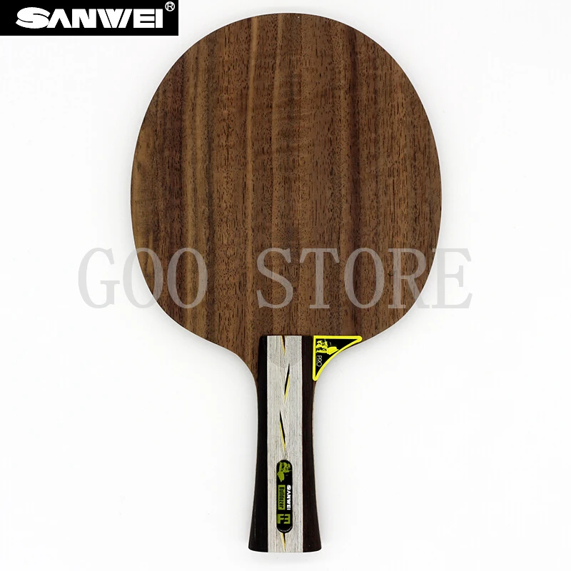 Sanwei F3 Bulldozer Table Tennis Blade Made As National Players For 40+ Balls Approved By C.T.T.A. Arylate Carbon Ping Pong Bats