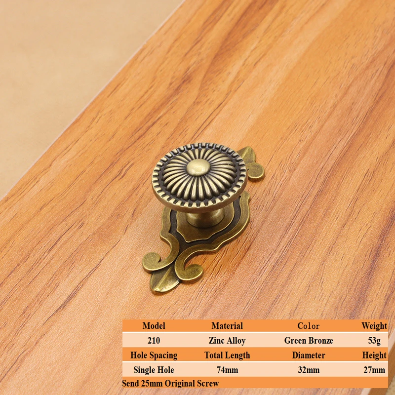 

LSTABAN Европейская антикварная гальванизированная сплавная ручка для шкафа с одним отверстием ящик для шкафа дверная ручка для мебели Кухонные шкафы шкаф для одежды ручки для мебели