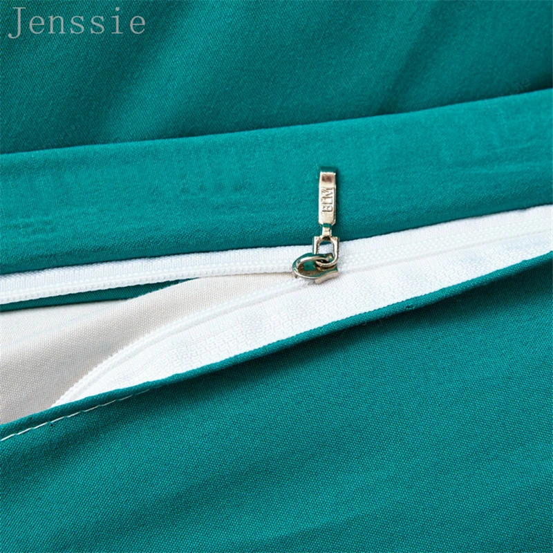 Однотонный Комплект постельного белья с двойным пододеяльником и одеялом 2/3