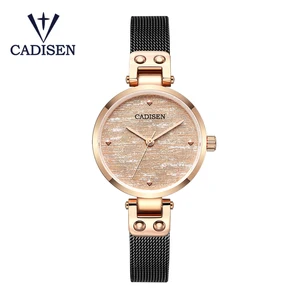 CADISEN 2020 INS Luxury Women's Watch Brand Women's Quartz Watch Fashion Creative Watch Delicate Bracelet Gift Dress Girl