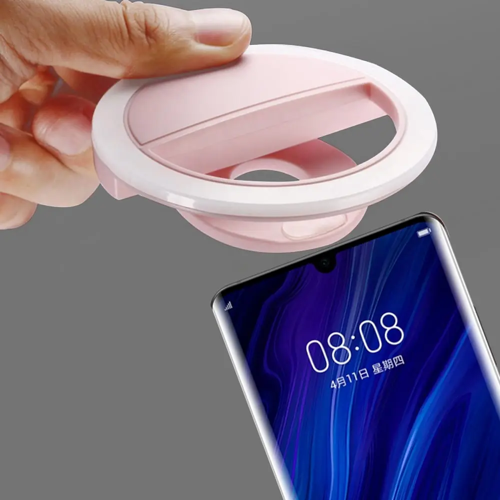 Универсальная портативная селфи лампа с ЖК вспышкой для iPhone 8 7 6 Plus Samsung (36