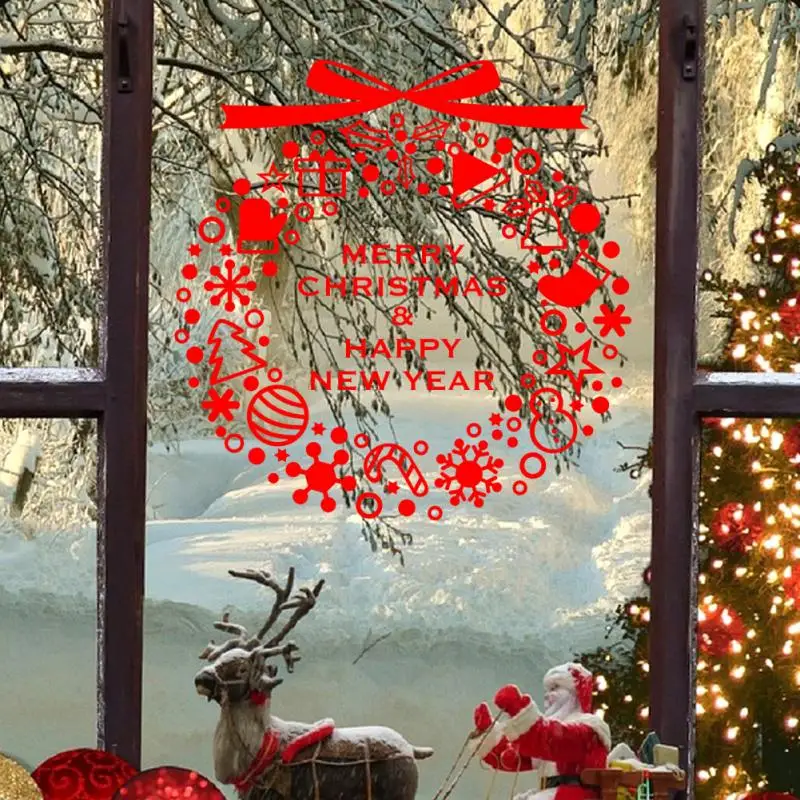 2022 наклейки на рождественскую елку Оформление интерьера | Дом и сад