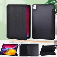 tablet case for apple ipad air 4 10 9ipad pro 11 2018 2020 funda pu leather smart sleep wake trifold stand cover stylus