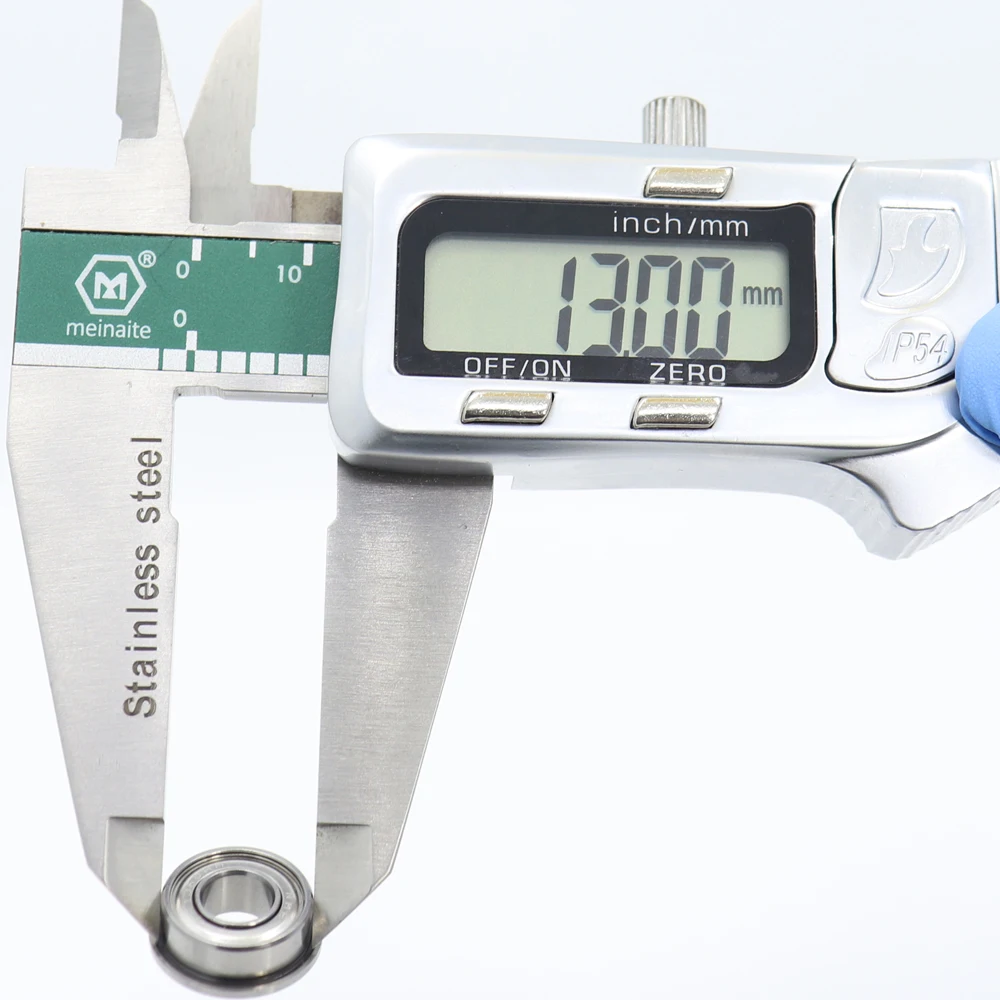 F686ZZ подшипник ABEC-5 ( 10 шт.) 6*13*5 мм фланцевые F686Z шарикоподшипники F686 ZZ F618/6ZZ | Спорт и