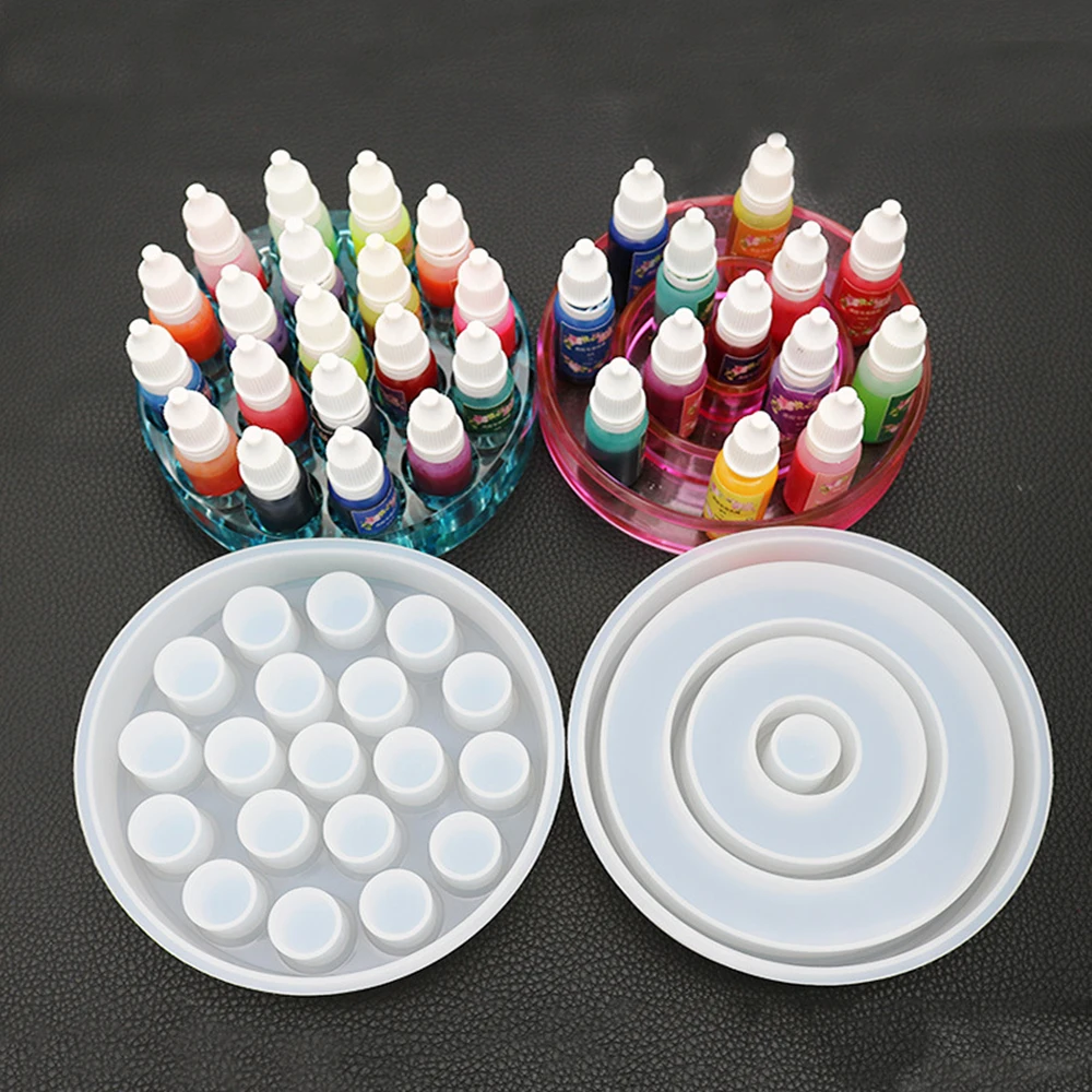 

Crystal Epoxy Mold Color Storage Box Lipstick Storage Box Resin Mold Handmade DIY Mould