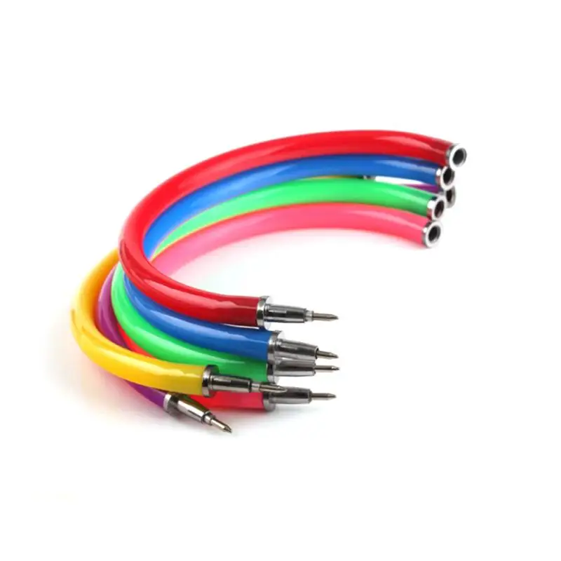 Оригинальные шариковые пластиковые ручки браслет на запястье в случайном