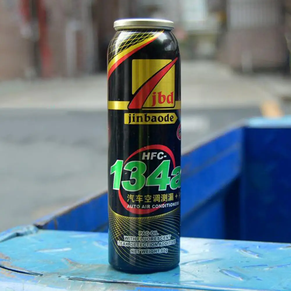 

80ML Air Conditioner Leakage Repair Agent Plugging Agent Car Fluorescent Leak Detection R134a Refrigerant Oil Leak Repair Agent