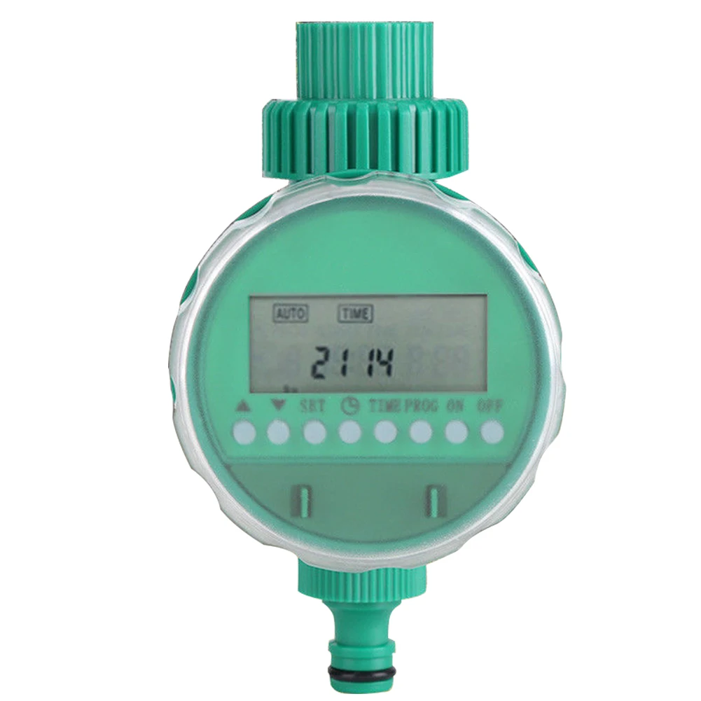 

Tap Water Timer LCD Displays Digital Automatic ABS Green Irrigation Controller Garden Portable