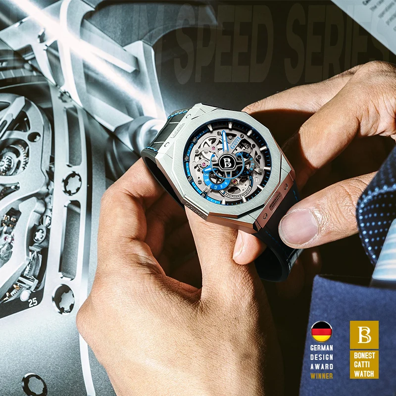 GATTI Новый Для мужчин часы спортивный топ Брендовые спортивные Водонепроницаемый