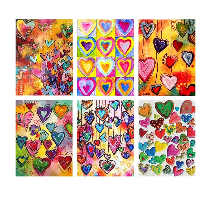 

5D DIY Heart-shaped Cartoon Diamond Painting Embroidery Diamond Mosaic Art Living Home Room Decor Cross Stitch
