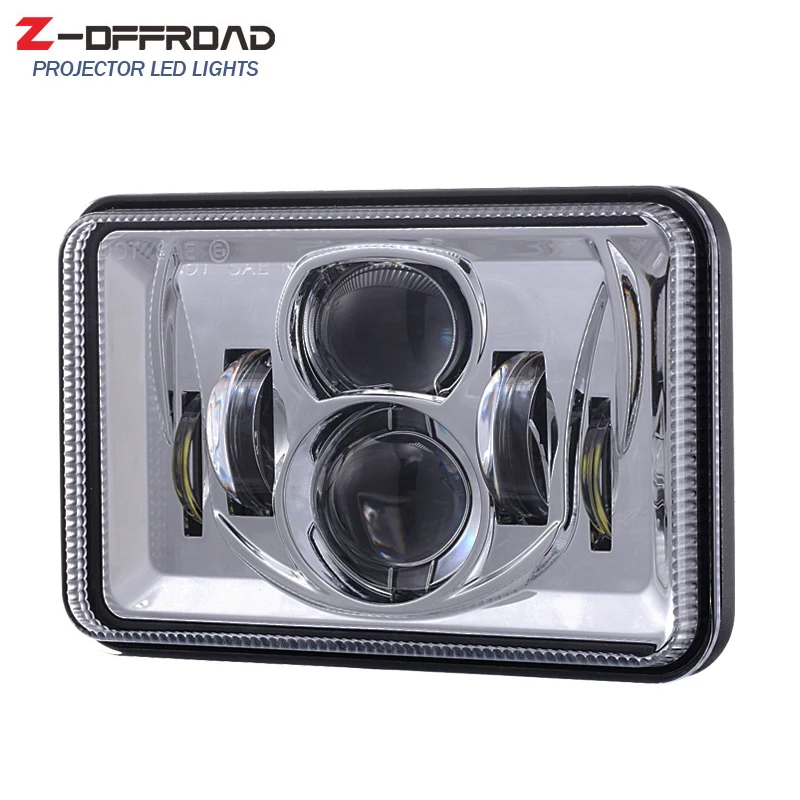 Прямоугольные 4x6 "светодиодный фары для Feightliner fld 120 112 светодиодный налобный