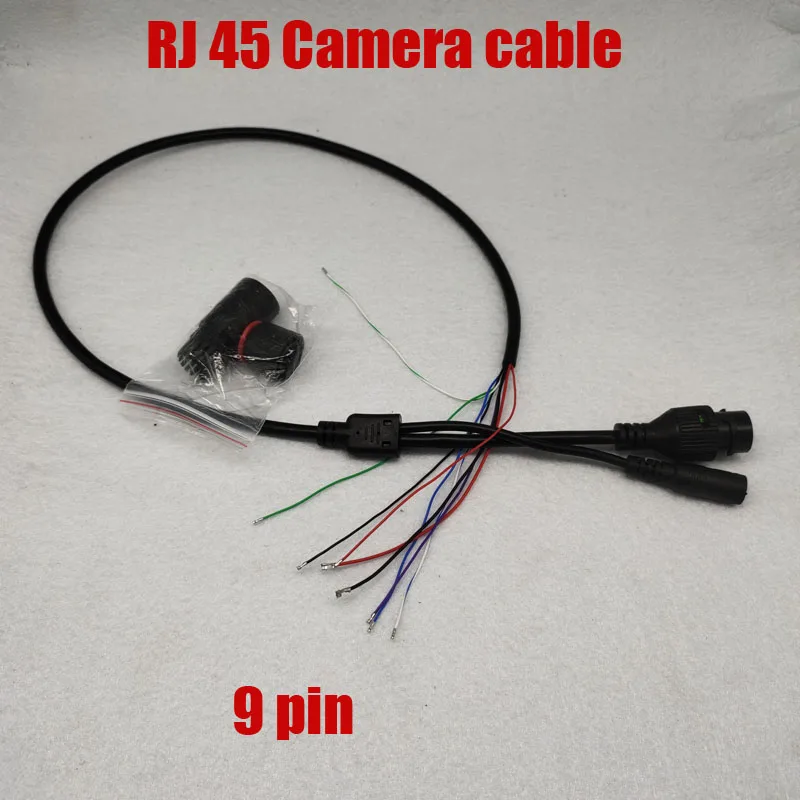 

Кабель для камеры, 9, 11, 12 ядер, аудио, сброс, PoE, RJ45, для IP-камеры видеонаблюдения, модуль, видеокабель для модуля камеры, 9pin