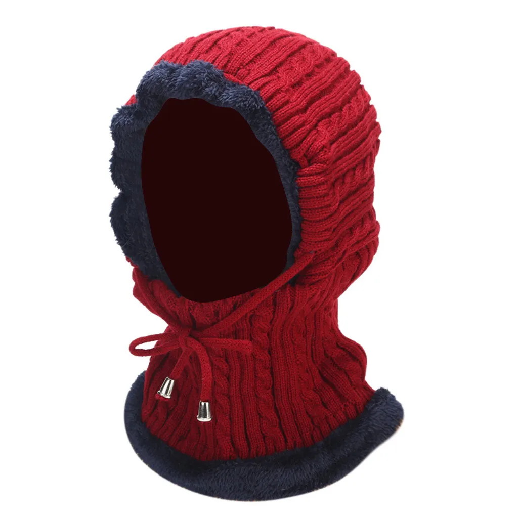 Унисекс флис капюшон шапка зимняя шапочка Лыжная снежная Снуд шарф теплый зимне