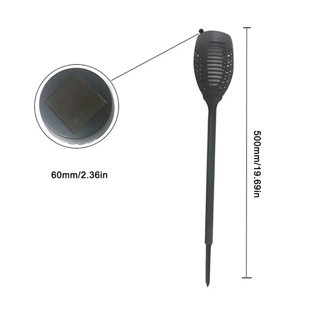 

1 . flmme Taschenlampe Lichter Garten; ; Licht Flackern Balkon Rasen Scheinwerfer