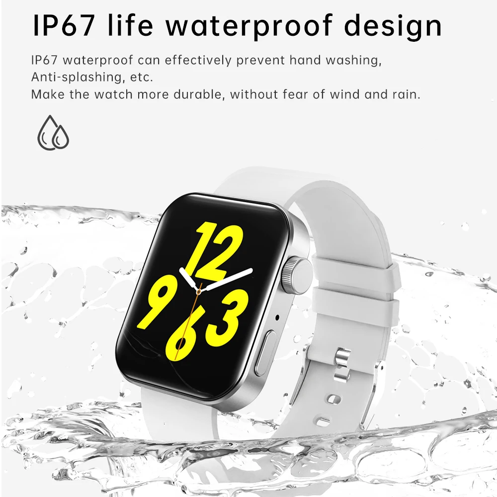 Новинка умные часы NK20 BT Call с разрешением 1 72 дюйма HD измерением температуры для