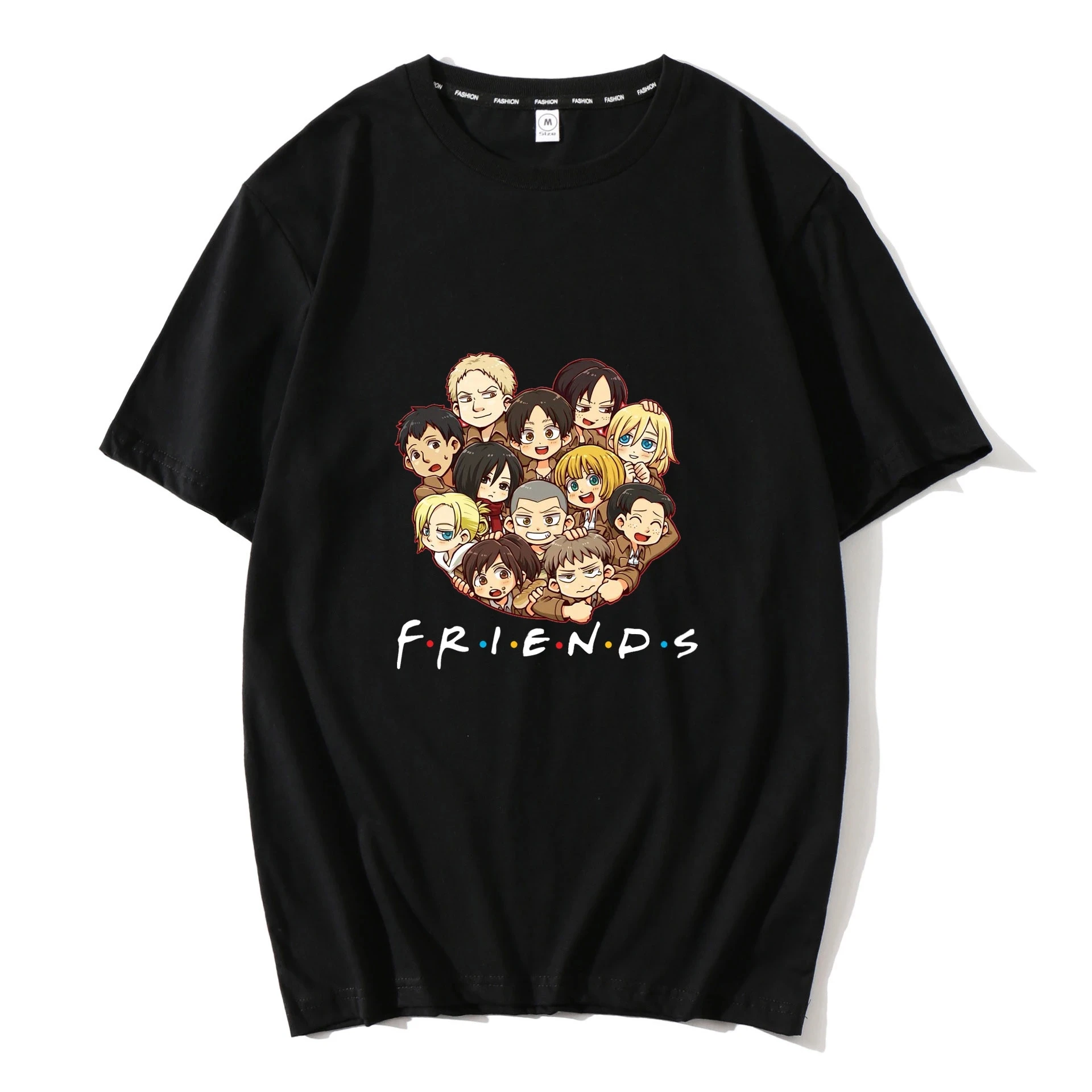 

T-shirt Attack Giant Dynamic Print Harajuku Summer Top T-shirt da uomo manica corta in cotone 100% T-shirt Cartoon Street