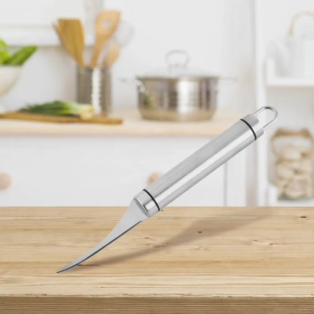 Нож для креветок из нержавеющей стали нож чистки рыбы резки кишечника с открытой