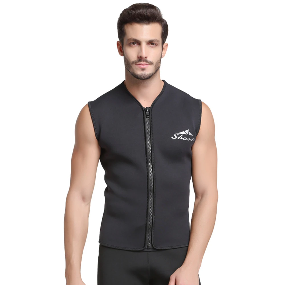 Новый мужской костюм для дайвинга 5 мм, неопреновый жилет для дайвинга, водных видов спорта, теплый жилет для плавания, Сноркелинга, серфинга...