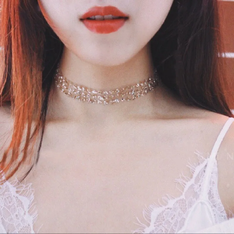 Модный брендовый женский чокер ювелирные изделия сексуальный воротник