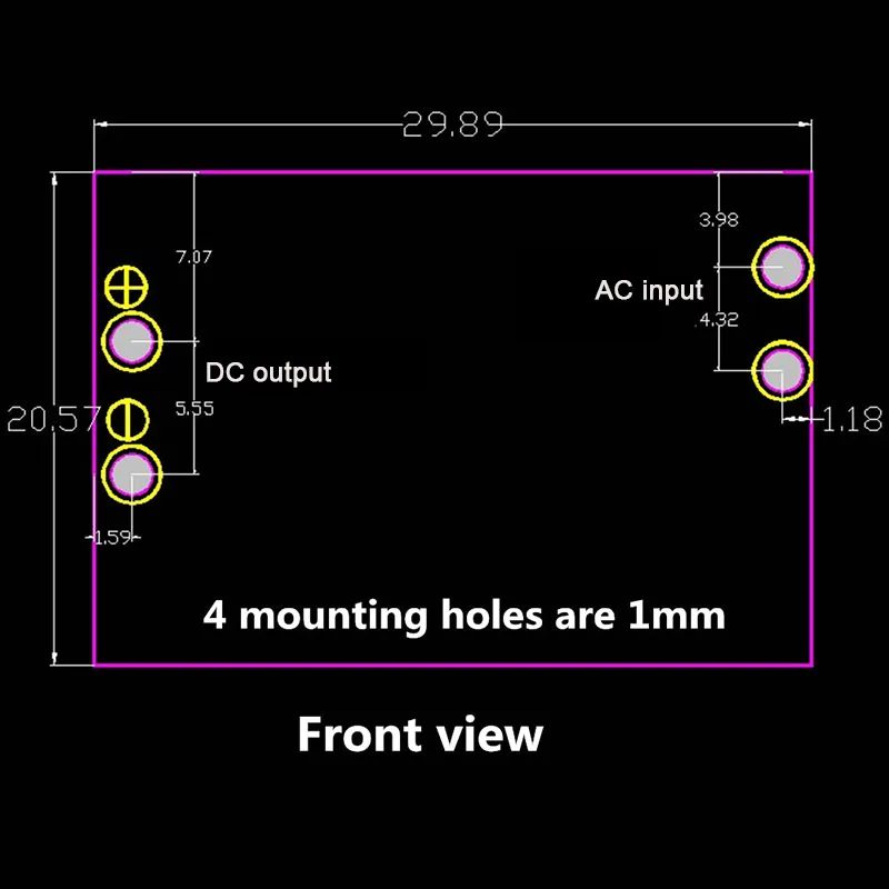 AC-DC Precision 5V 700mA (3 5 W) изоляционный переключатель Трансформатор источник питания ACDC